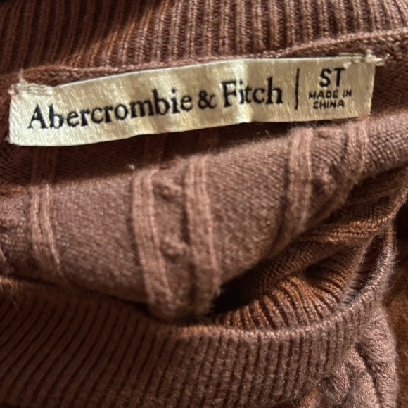 Abercrombie & Fitch Brown Long Sleeve Dress with Timeless Elegance - Picture 9 of 10